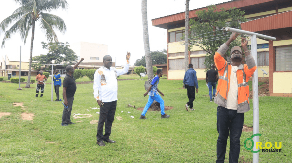 AMÉLIORATION DES CONDITIONS DE VIE ET D’ÉTUDES DES ETUDIANTS : REHABILITATION DES SECHOIRS DANS LES CITES UNIVERSITAIRE DE BOUAKE