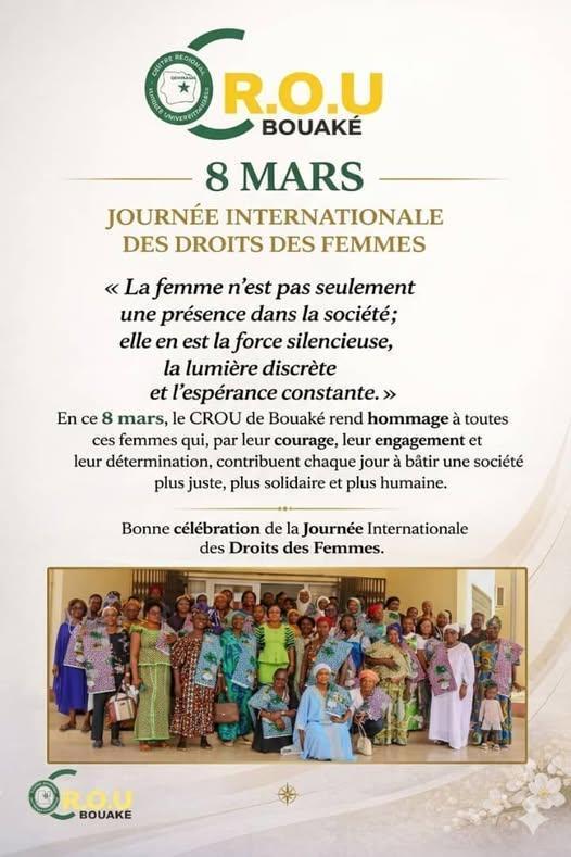 JOURNEE INTERNATIONALE DES DROITS DE LA FEMME