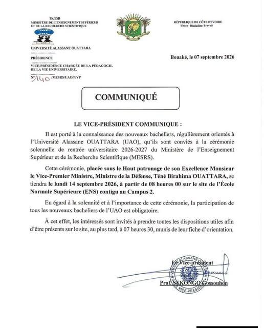 NOTE ET INFORMATION
